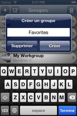Easy Groups screenshot 2
