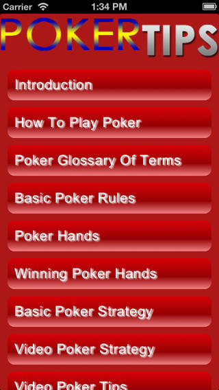 【免費生活App】Poker Tips +-APP點子