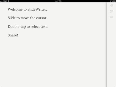 SlideWriter screenshot 2