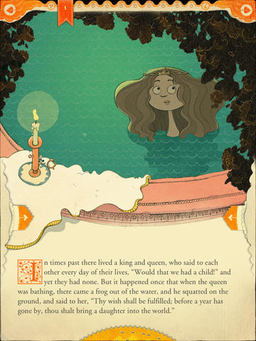 Sleeping Beauty – Bilingual Grimm’s Fairy Tales interactive (en/es), S. Fischer Verlag screenshot 3