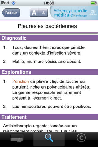 Encyclopédie médicale Hamburger : du symptôme au traitement screenshot 4