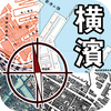 横濱時層地図アートワーク