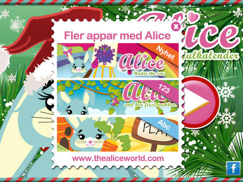 Alice Julkalender 2012 screenshot 2
