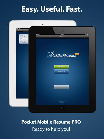 【免費商業App】Pocket Mobile Resume PRO-APP點子