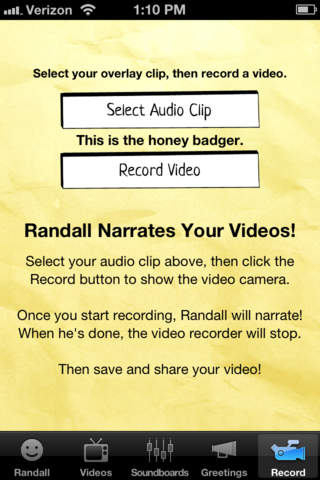 免費下載娛樂APP|Honey Badger - Official App of Randall the Outrageous Narrator app開箱文|APP開箱王