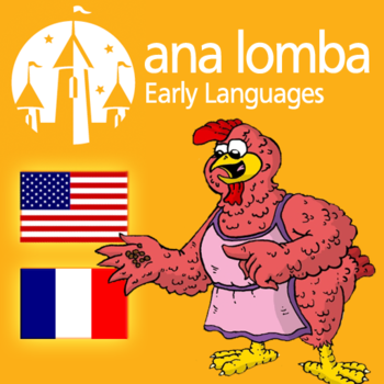 Ana Lomba – Anglais pour les enfants : La Poule Rousse (Histoire Bilingue Anglais-Français) LOGO-APP點子