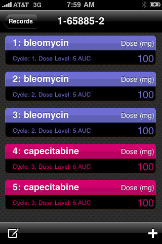 Chemo Calc screenshot 3