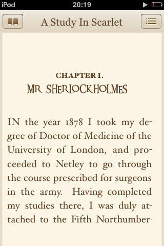 Sherlock Holmes: A Study in Scarlet (ebook) screenshot 4