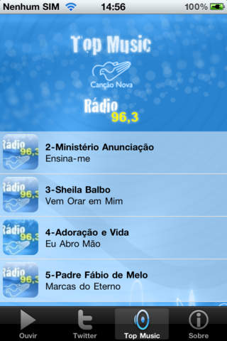 Radio Cancao Nova FM screenshot 3