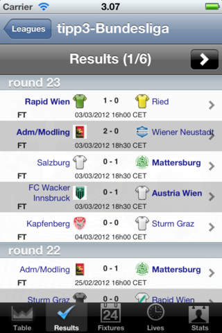 Football Bundesliga - Erste Liga [Austria] screenshot 3