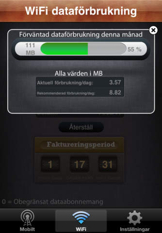 Dataförbrukning (Data Usage PRO) screenshot 4