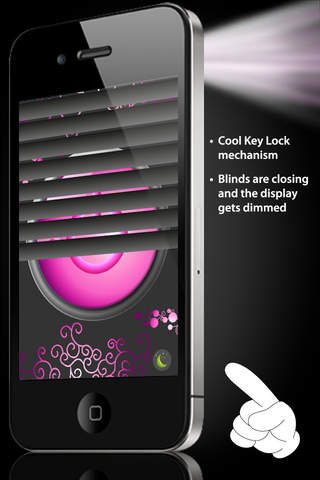 LED LadyLight (Pink-Button-Version extra für das schwarze iPhone) - Flashlight (NUR für das iPhone 4) screenshot 2