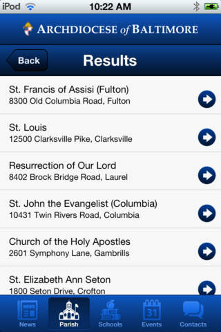 Archdiocese of Baltimore screenshot 3