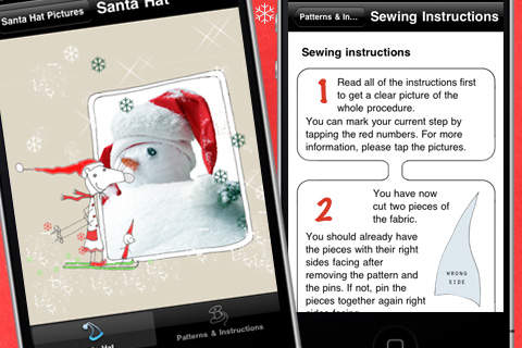 Santa Hat Sewing screenshot 2