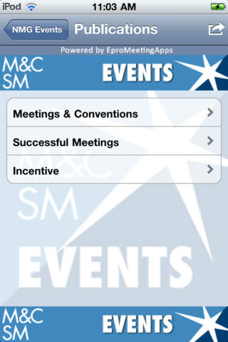 NMG Events screenshot 2