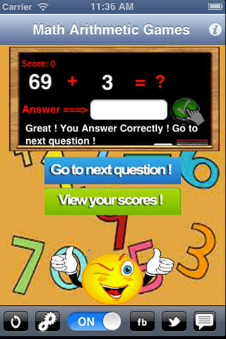 Math Arithmetic Games.Playing math games with addition,subtraction,multiplication and division screenshot 3