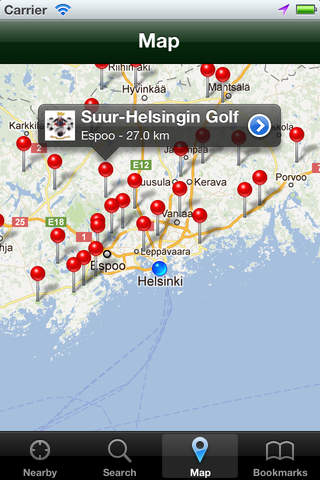 Golf Finder Finland screenshot 3
