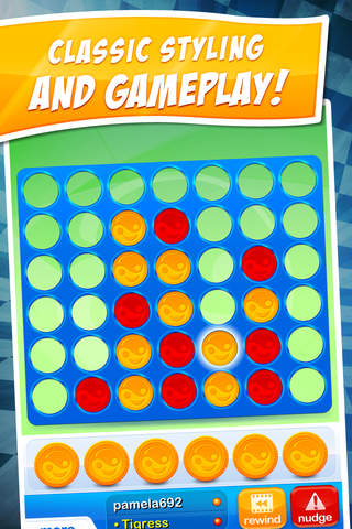 Your Move 4 in a Row ~ connect four in a row online with friends & family free screenshot 3