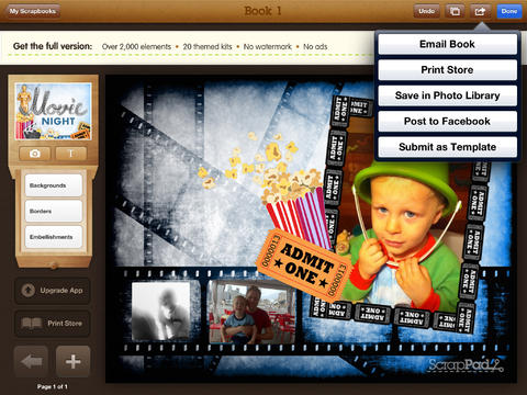 ScrapPad - Movie Night Collage screenshot 3