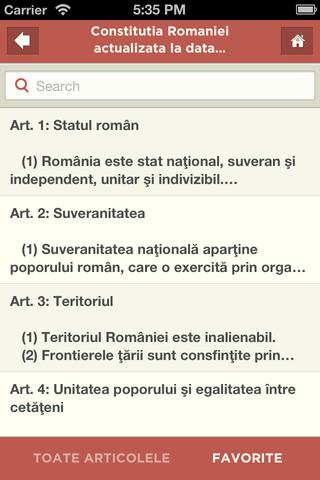 Constitutia Romaniei + screenshot 3