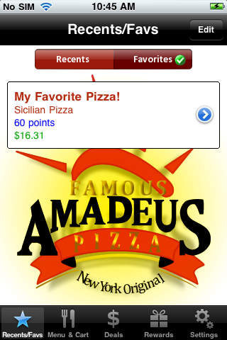 Amadeus Pizza