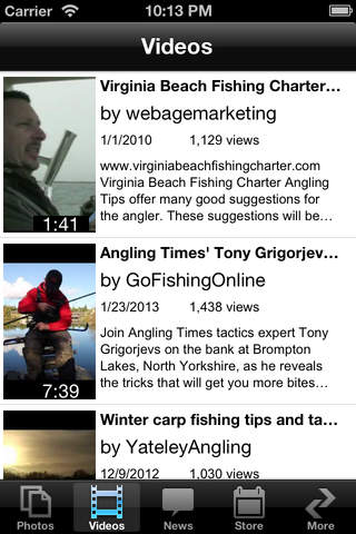 Angling Fishing News and Reports screenshot 2