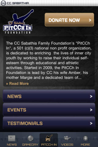 CC Sabathia - Official App. screenshot 3