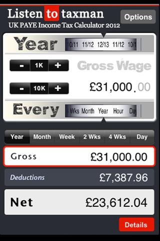 UK PAYE Salary Wages NI Tax Calculator [listentotaxman.com]