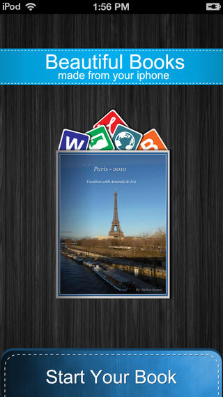 instaPress - Create your own printable Book from Photos Blogs PDFs on your phone easy and fast