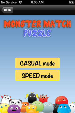 Monster Match Puzzle screenshot 2