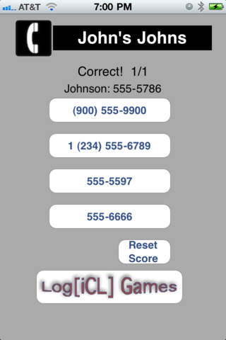 Contacts Quiz: Address Book Memory Test screenshot 3