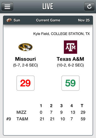 Missouri College Football Fan Edition screenshot 3