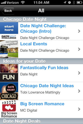 Date Night Challenge Chicago screenshot 2
