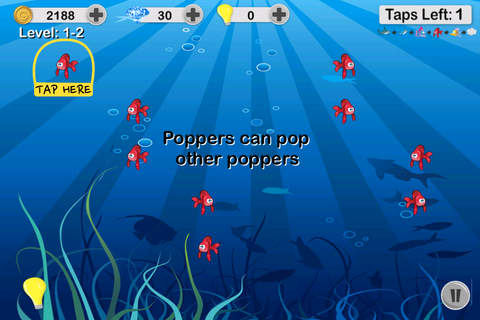 A Hungry Poppers Fish and Sharks screenshot 2