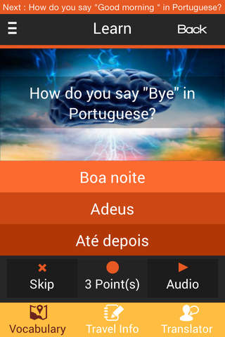 Portuguese App - Perfect Travel App: Portuguese App, Learn Portuguese & Portuguese Travel screenshot 4