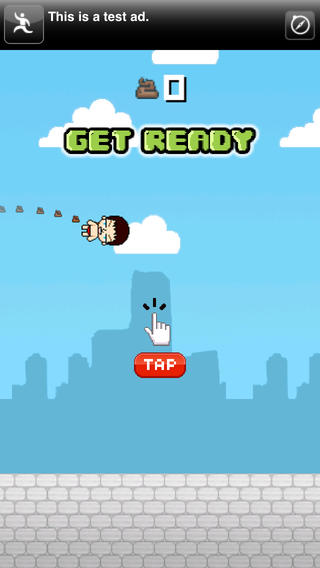 【免費遊戲App】Flappy Crapper - Adventure Of Bird Man-APP點子