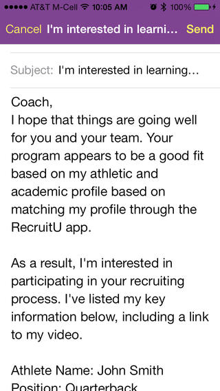 免費下載運動APP|RecruitU - Matching high school athletes with college coaches for sports recruiting and scholarships to Recruit U ! app開箱文|APP開箱王
