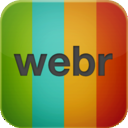 Webr - Create beautiful websites in minutes mobile app icon