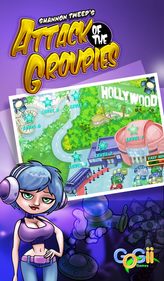 【免費遊戲App】Shannon Tweed's Attack of the Groupies!-APP點子