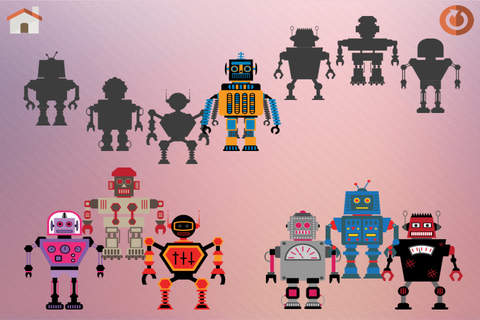 Robot Games - 10 funny robots themed games for Preschool and Kindergarten kids screenshot 2
