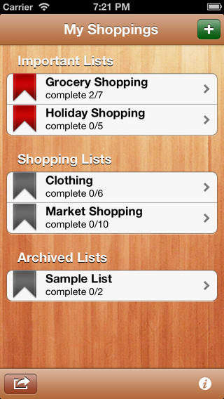 My Shopping Lists Free