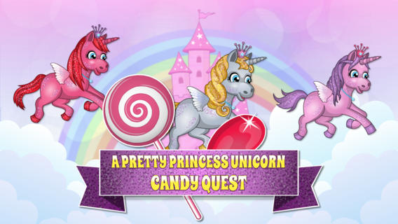 A Pretty Princess Unicorn Candy Quest Run FREE