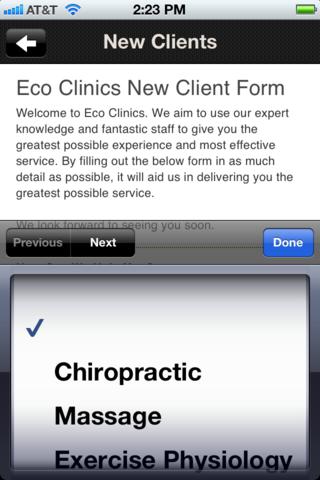 Eco Clinics screenshot 2