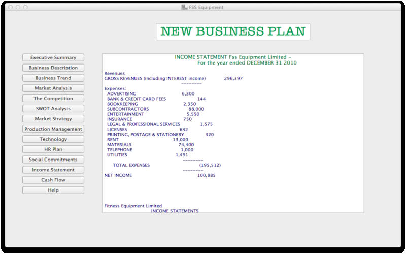 BplanTemplates for Mac screenshot