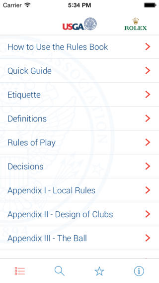 【免費運動App】The Rules of Golf-APP點子