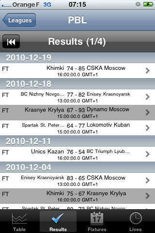 PBL - Basketball [Russie] screenshot 2