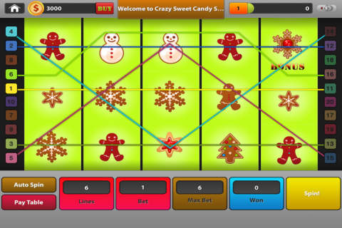 Crazy Sweet Candy Slots - Win And Become Candy Tycoon - PRO Spin The Wheel, Get Bonuses, Enjoy Amazing Slot Machine With 30 Win Lines! screenshot 2