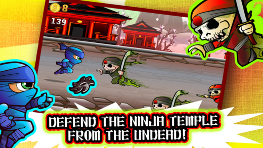 【免費遊戲App】Ninjas Vs. The Undead - Free Temple Action Game-APP點子