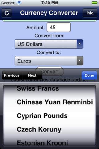 Currency Converter and Loan Calculator screenshot 3