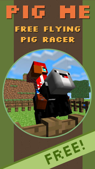 PigMe Farm Craft 3D - Flying Pig Racer and Skin Changer